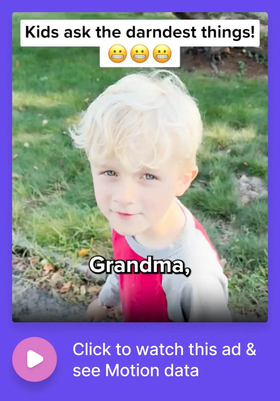 Facebook ad example
