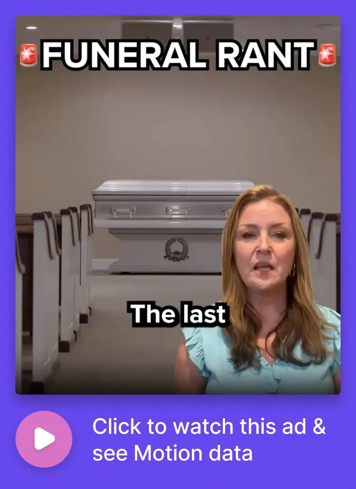Facebook ad example