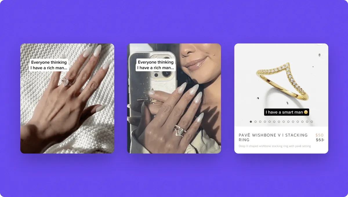 TikTok ad example