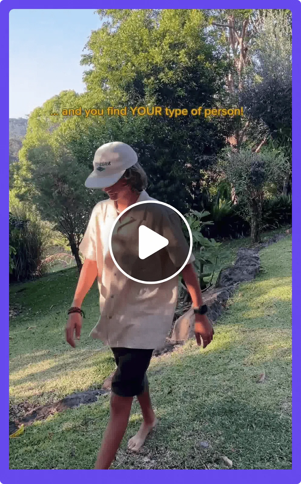 Facebook ad example from Bumble